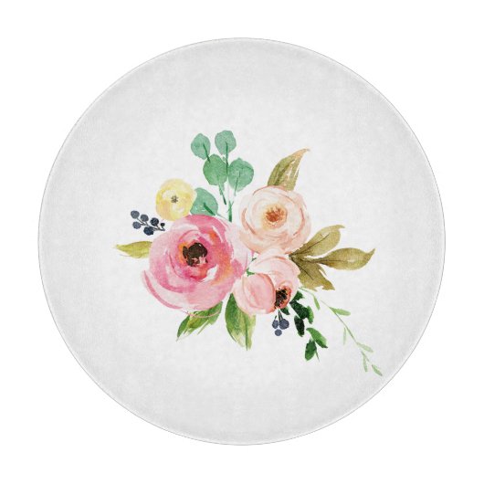 Floral snijraad snijplank (Voorkant)