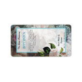 Floral Soap Product Packaging Sticker/Label Etiket (Voorkant)