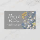 Floral social media visitekaartje (Voorkant)