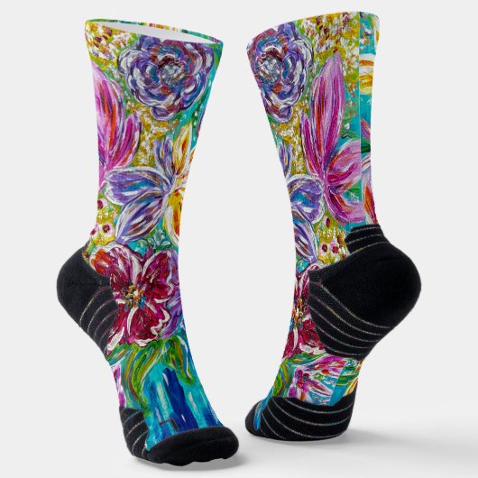 Floral Socks Sokken (Gebogen)
