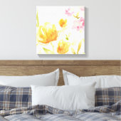 Floral Song I Canvas Afdruk (Insitu (Slaapkamer))