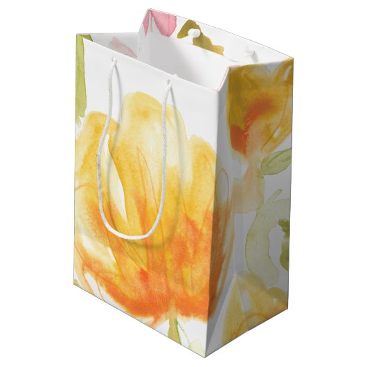 Floral Song I Medium Cadeauzakje (Achterkant Gekanteld)