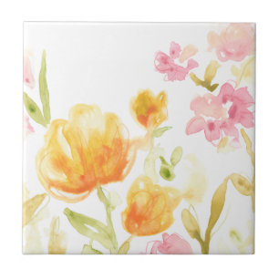 Floral Song I Tegeltje