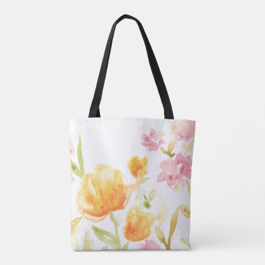 Floral Song I Tote Bag (Achterkant)