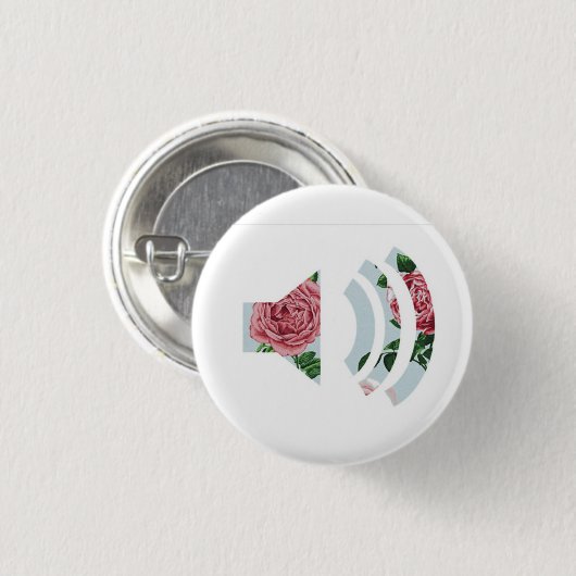 Floral Sound Button (Voorkant /achterkant)