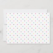 Floral Spain Fiesta Quinceañera Foto bedankt (Achterkant)