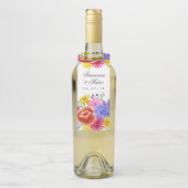 Floral Spain Fiesta Wedding Flessenhanger (Op fles)