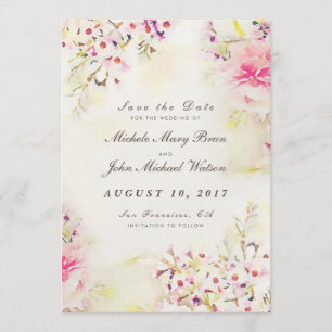 Floral  sparen de Datum Foto vlakke Kaart