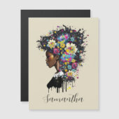 Floral Sparking African American Woman (Voorkant / Achterkant)