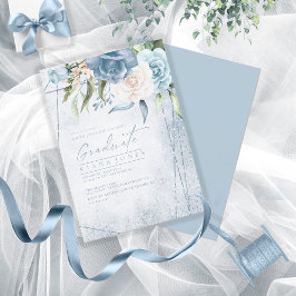Floral Sparkles Afstuderen Blue ID889