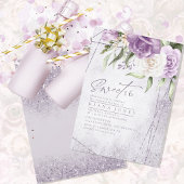 Floral Sparkles Sweet Sixteen Mauve ID912