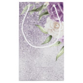 Floral Sparkles Sweet Sixteen Mauve ID912 Klein Cadeauzakje (Achterkant)