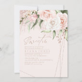 Floral Sparkles Sweet Sixteen Roos Gold ID912 (Voorkant)