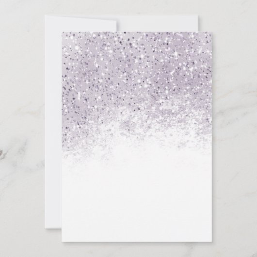 Floral Sparkles Wedding Mauve ID889 (Achterkant)