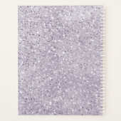 Floral Sparkles Wedding Mauve ID889 Planner (Achterkant)