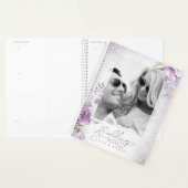 Floral Sparkles Wedding Mauve ID889 Planner (Display)