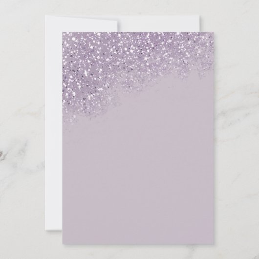 Floral Sparkles Wedding Menu3 Mauve ID889 (Achterkant)