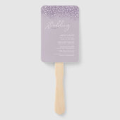 Floral Sparkles Wedding Party of Program ID889 Handwaaier (Achterkant)