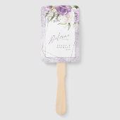 Floral Sparkles Wedding Party of Program ID889 Handwaaier (Voorkant)