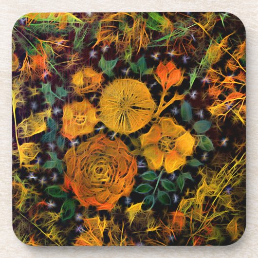 Floral Sparks Onderzetters (Voorkant)