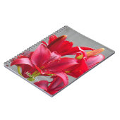 Floral, speciaal gepersonaliseerd voor Red Asiatic Notitieboek (Linkerzijde)