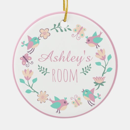 Floral, speciaal Ornament voor de kamer van meisje (Voorkant)