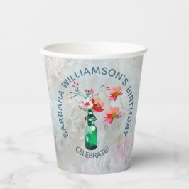 Floral Special Friend Birthday Party Papieren Bekers