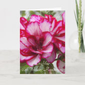 Floral Specialized 20th Wedding Jubileum Kaart (Voorkant)