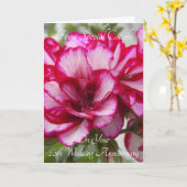 Floral Specialized 20th Wedding Jubileum Kaart (Gele Bloem)