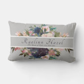  Floral Specialized Betekenis Baby Girl Naam Kussen (Achterkant)