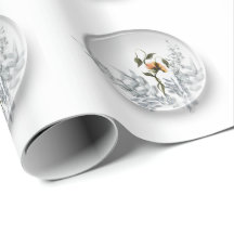 Floral sphere wrapping papier