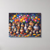 "Floral Spice Bazaar" Canvas Afdruk (Voorkant)