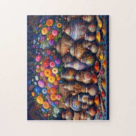 "Floral Spice Bazaar" Legpuzzel (Verticaal)