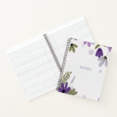 Floral Spiral Bound Notitieboek (Binnen)