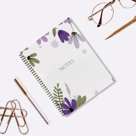 Floral Spiral Bound Notitieboek
