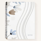 Floral Spiral Bound Notitieboek (Voorkant)