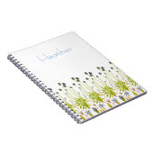 FLORAL Spiral notebook - Personaliseer het Notitieboek (Rechterzijde)