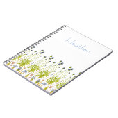 FLORAL Spiral notebook - Personaliseer het Notitieboek (Linkerzijde)