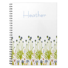FLORAL Spiral notebook - Personaliseer het Notitieboek