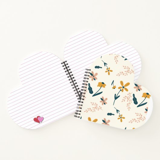 Floral Spiral Notitieboek (Binnen)