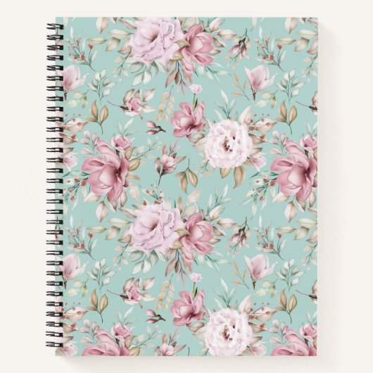 Floral Spiral Notitieboek (Voorkant)