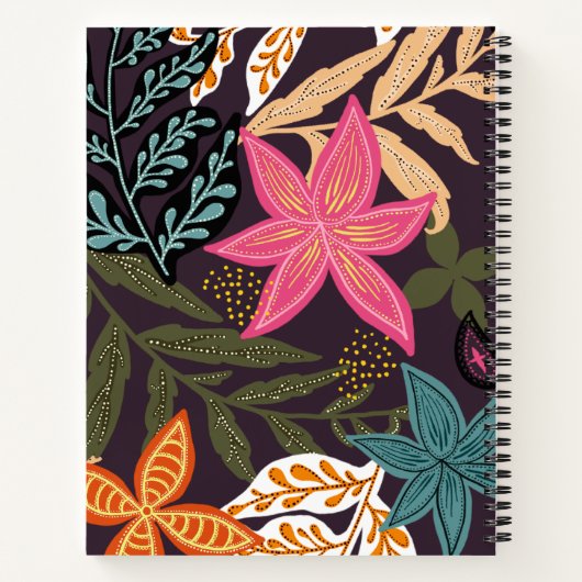 Floral Spiral Notitieboek (Achterkant)