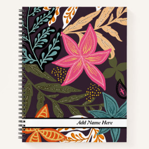 Floral Spiral Notitieboek