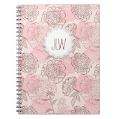  Floral Spiral Notitieboek (Voorkant)
