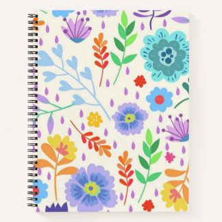 Floral Spiral Notitieboek