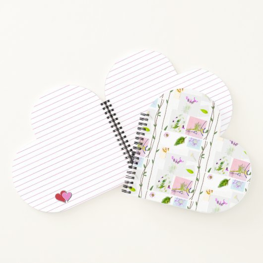 Floral Spiral Notitieboek (Binnen)