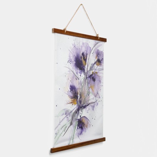 Floral Splash Hangend Wandkleed (Gebogen)