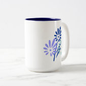 Floral Splashes Coffee Mok (Voorkant rechts)