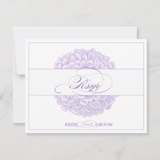 Floral Splendor RSVP (Achterkant)