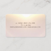 Floral Spray Bottle Abstract Visitekaartje (Achterkant)